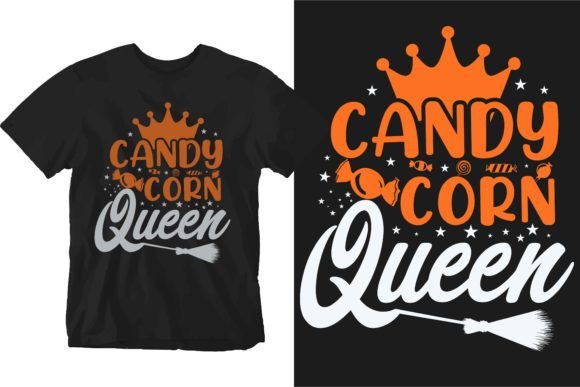 Candy Corn Queen: A Unique Halloween Design for Print on Demand Businesses