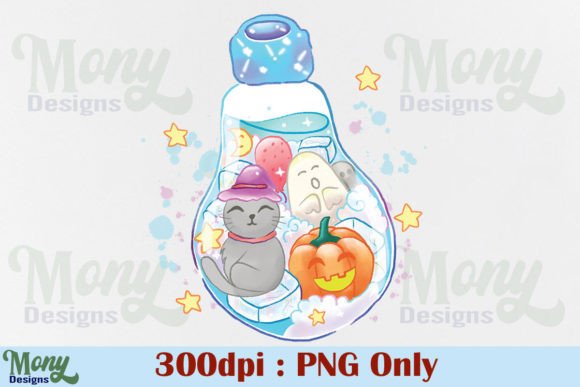 Cute Halloween Light Bulb SVG for Creative Projects