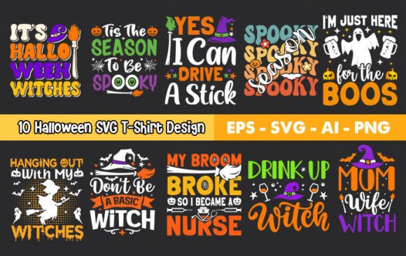 Halloween T-Shirt Design Vector