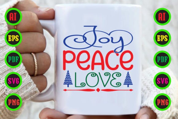 Joy Peace Love SVG Design: A Versatile Tool for Creative Projects