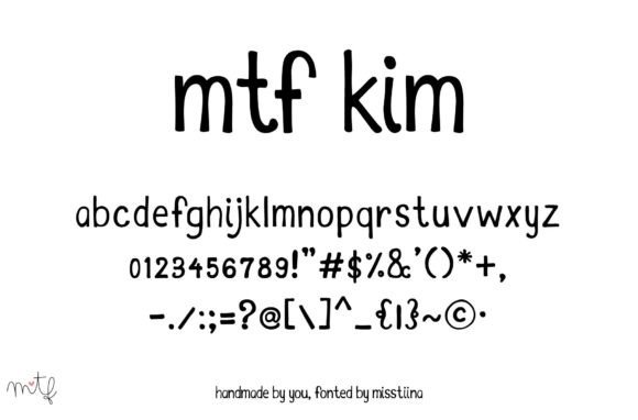 Kim: A Simple and Fun Display Font for Versatile Use
